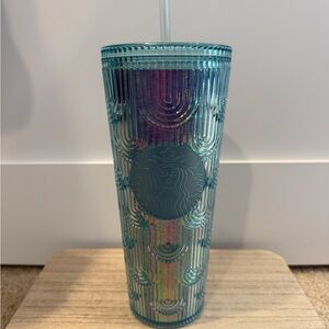 Starbucks Teal Textured Tumbler